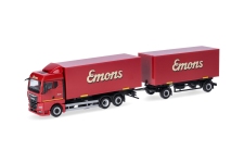 Herpa 319294 - H0 - MAN TGX GM Wechselkoffer-Hängerzug Emons